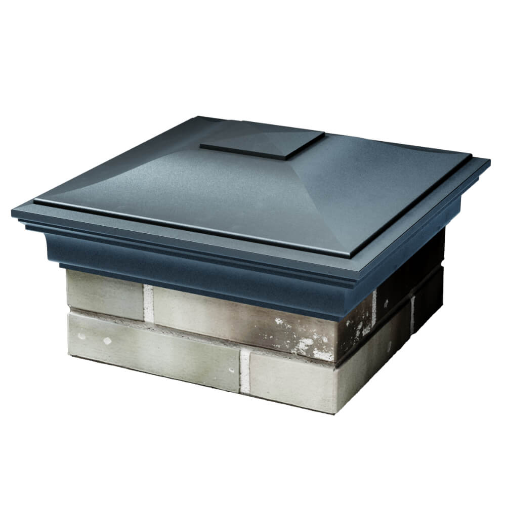 Колпак Zking Монблан Серый на столб 1.5х1.5 кирпича (385х385мм) в Кропоткине фото