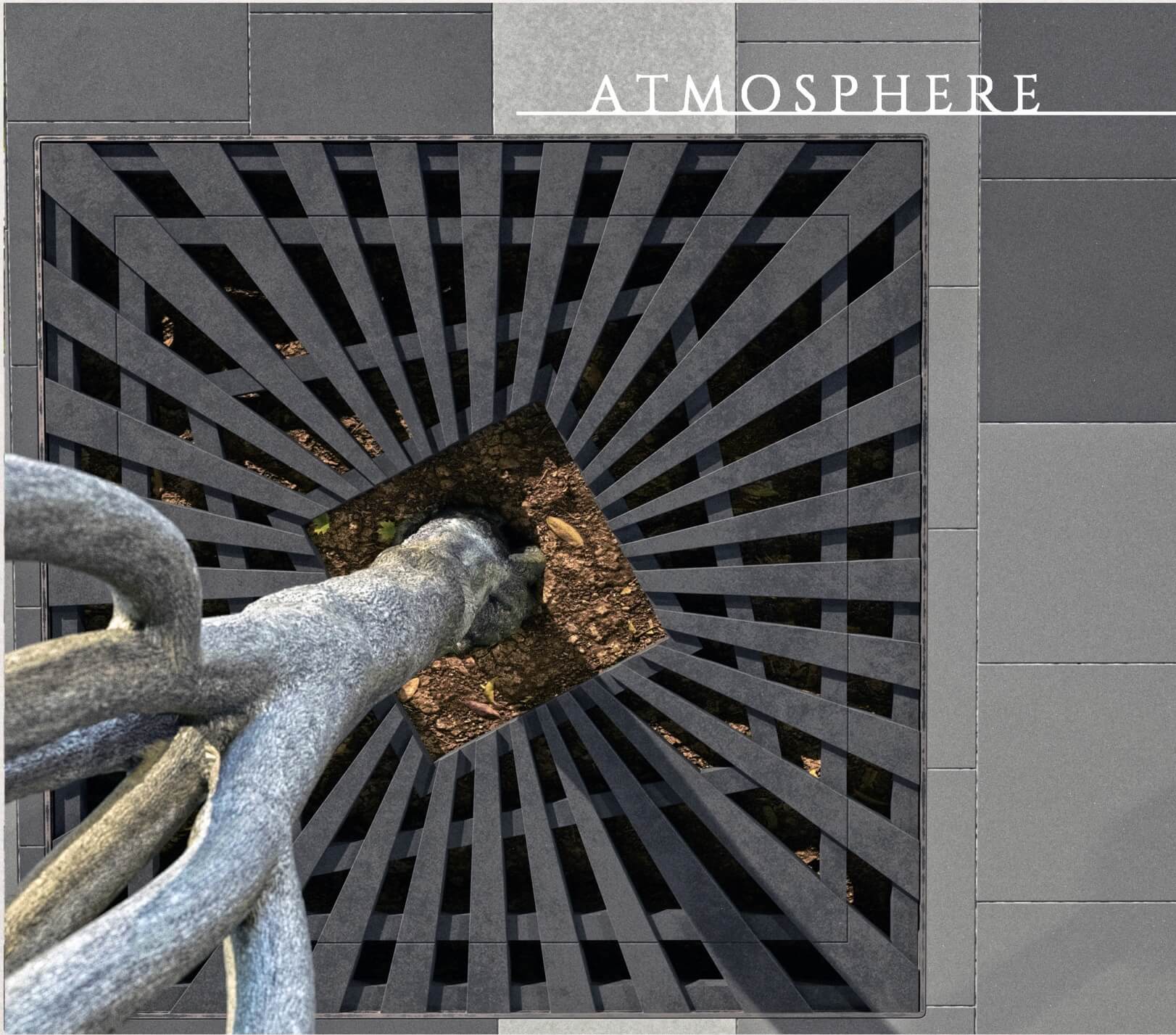 Приствольная решетка для дерева ZKING ATMOSPHERE 1.2х1.2м Черная в Кропоткине фото