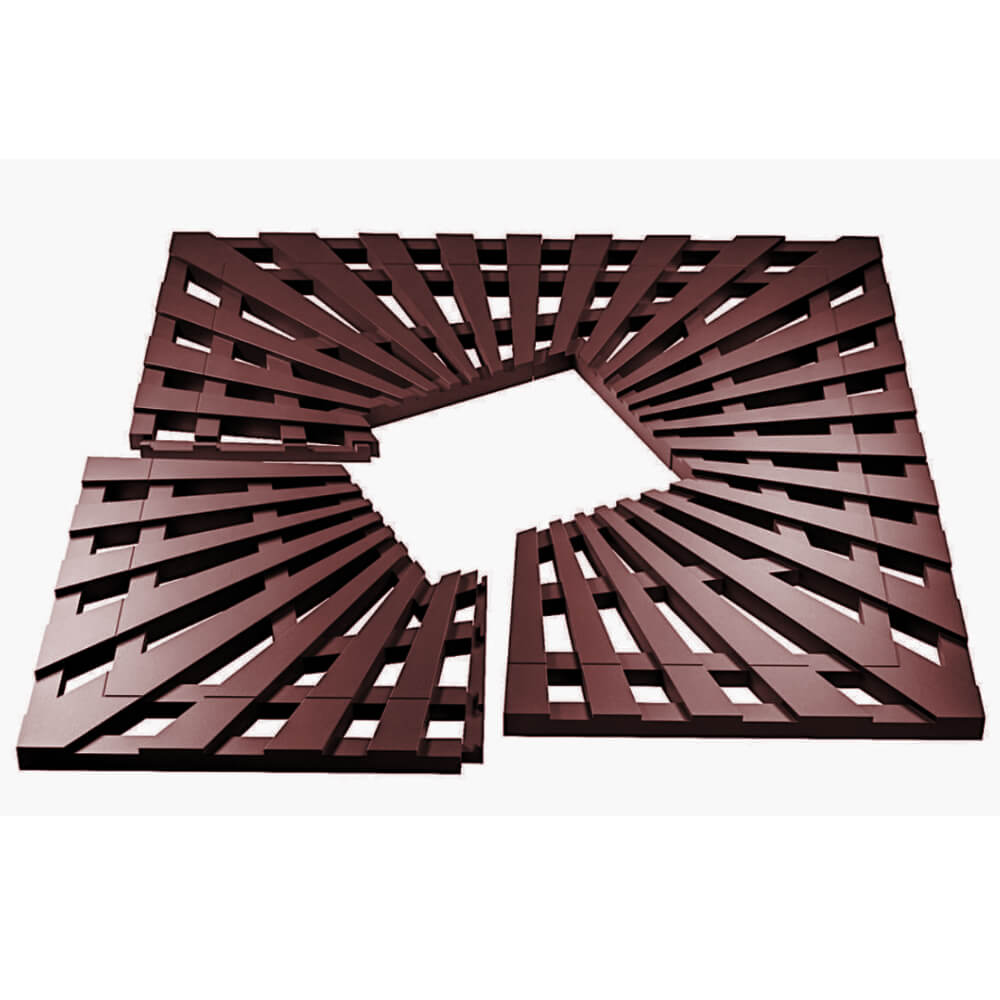 Приствольная решетка для дерева ZKING ATMOSPHERE 1.2х1.2м Коричневая в Кропоткине фото