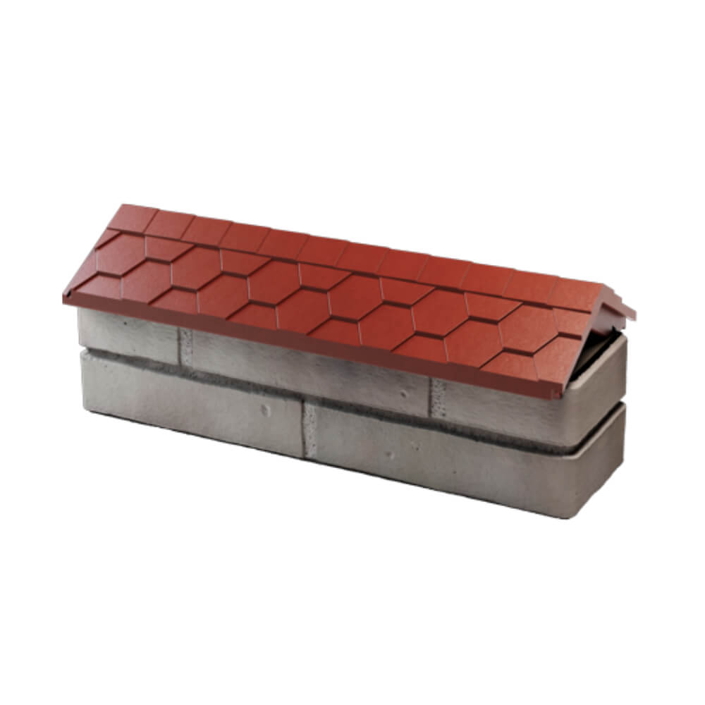 Парапет Zking Эверест Красный с посадкой на 0.5 кирпича (130мм) в Кропоткине фото