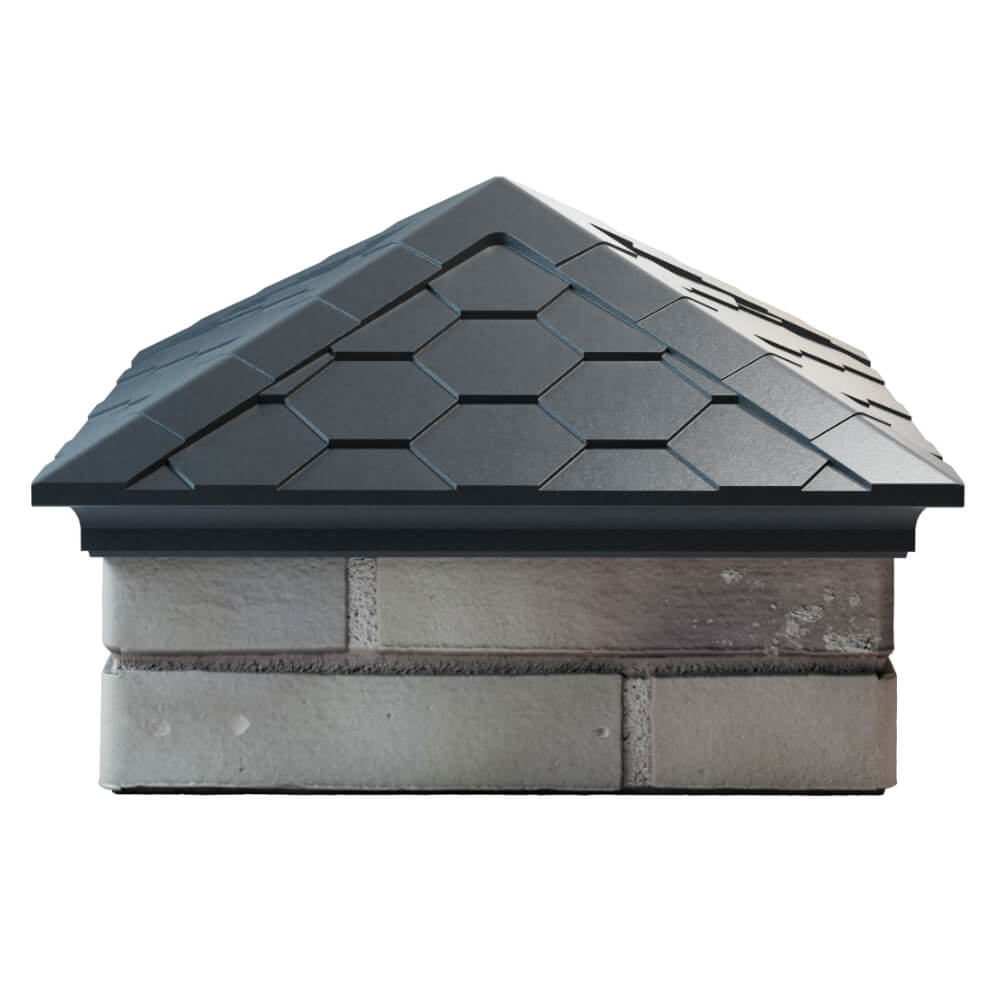 Колпак Zking Эверест Серый на столб 1.5х1.5 кирпича (390х390мм) Кропоткин фото