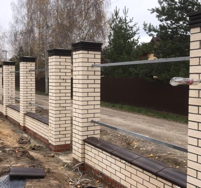 Колпак Zking Бона ХайТек Коричневый на столб 1.5х1.5 кирпича (385х385мм) в Кропоткине фото