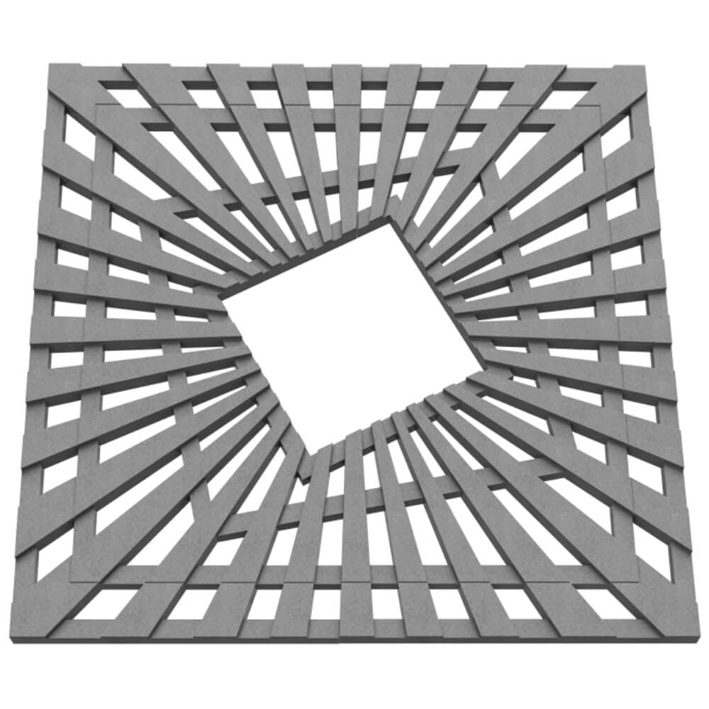 Приствольная решетка для дерева ZKING ATMOSPHERE 1.2х1.2м Серая в Кропоткине фото