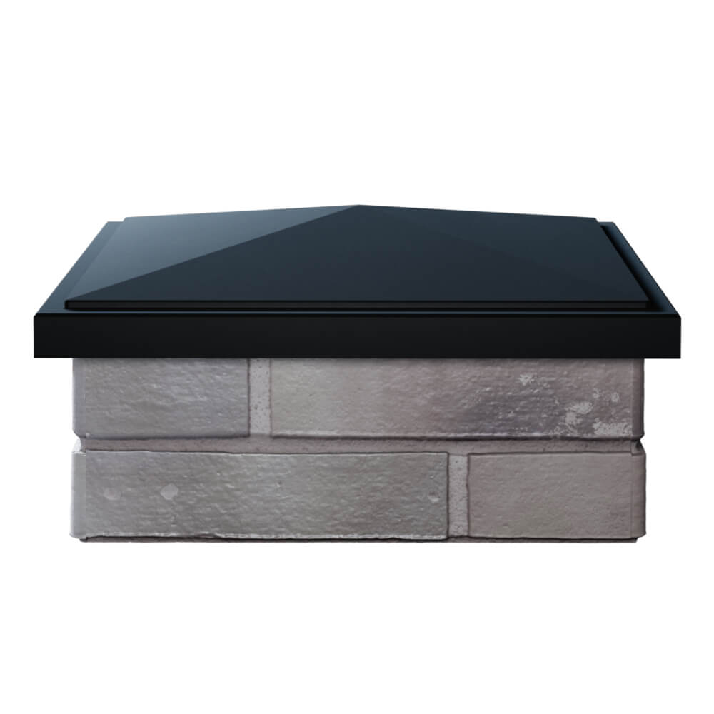 Колпак Zking БонаМоно Черный на столб 1.5х1.5 кирпича (385х385, 400х400мм) Кропоткин фото