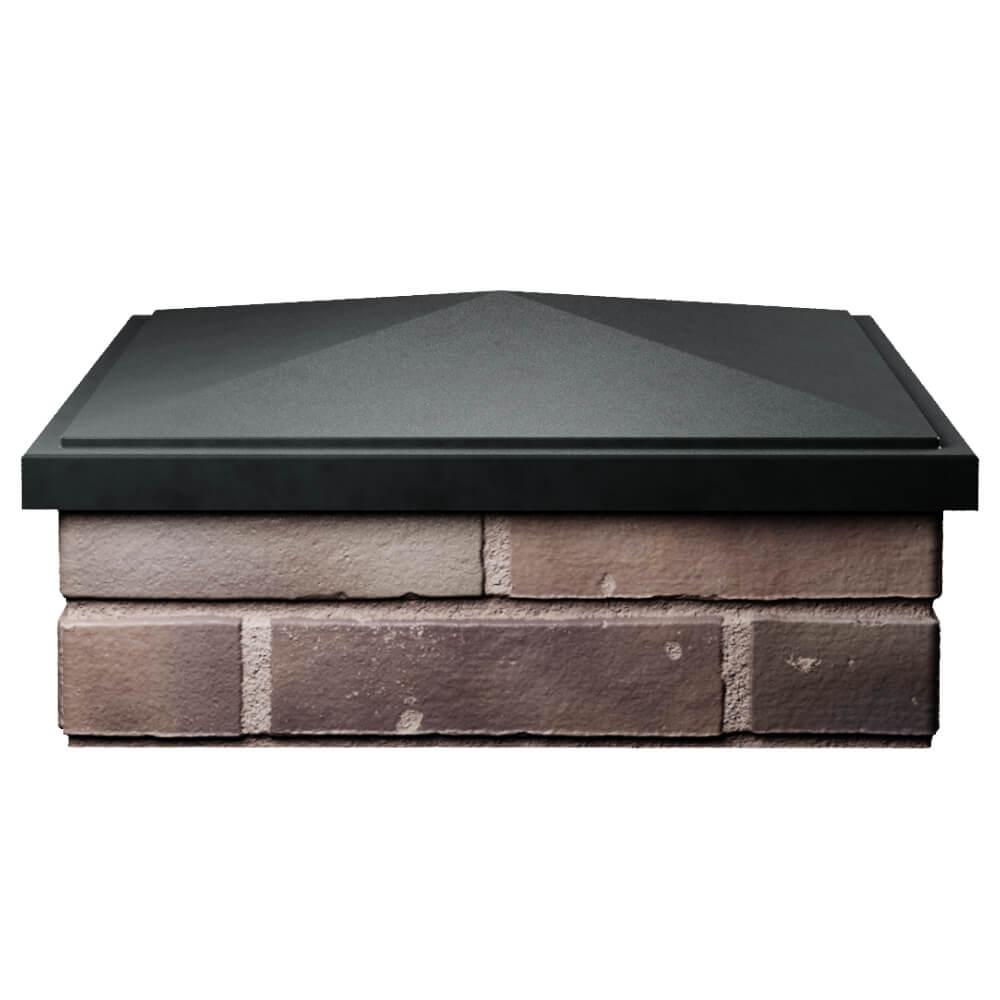 Колпак Zking БонаМоно Черный на столб 2х2 кирпича (515х515, 530х530мм) Кропоткин фото