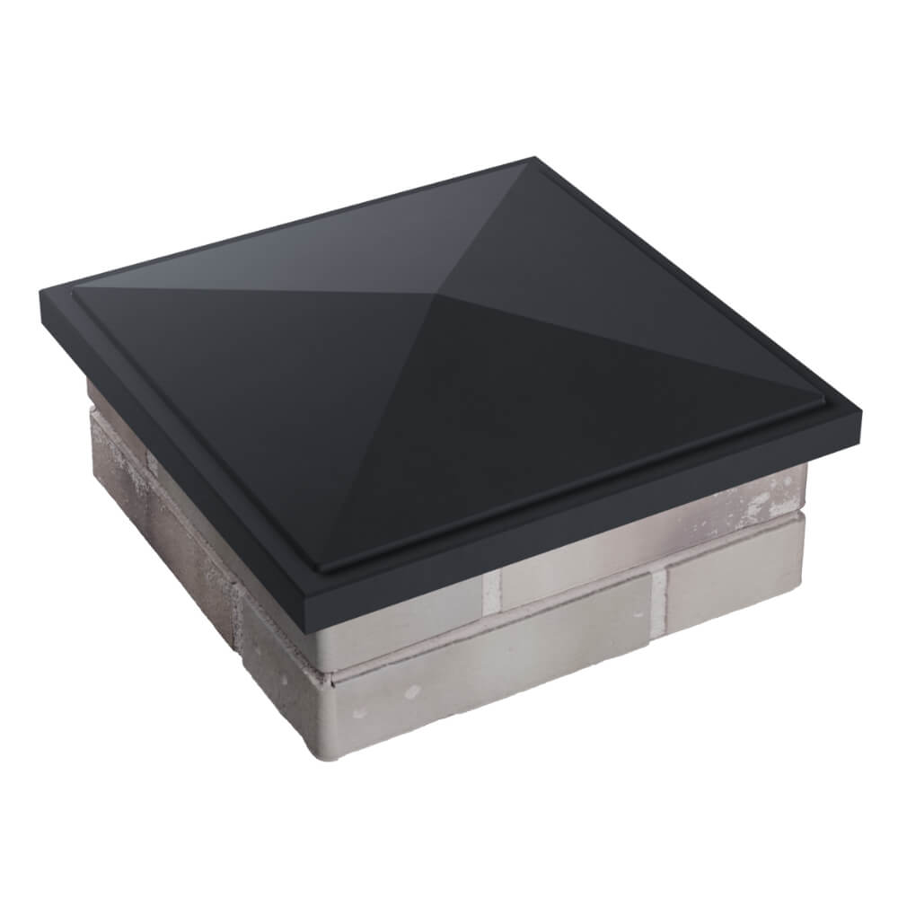 Колпак Zking БонаМоно Серый на столб 1.5х1.5 кирпича (385х385, 400х400мм) в Кропоткине фото