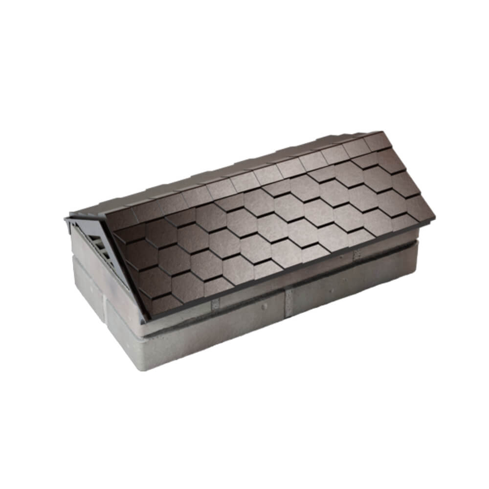 Парапет Zking Эверест Коричневый с посадкой на 1 кирпич (200/225/255мм) в Кропоткине фото