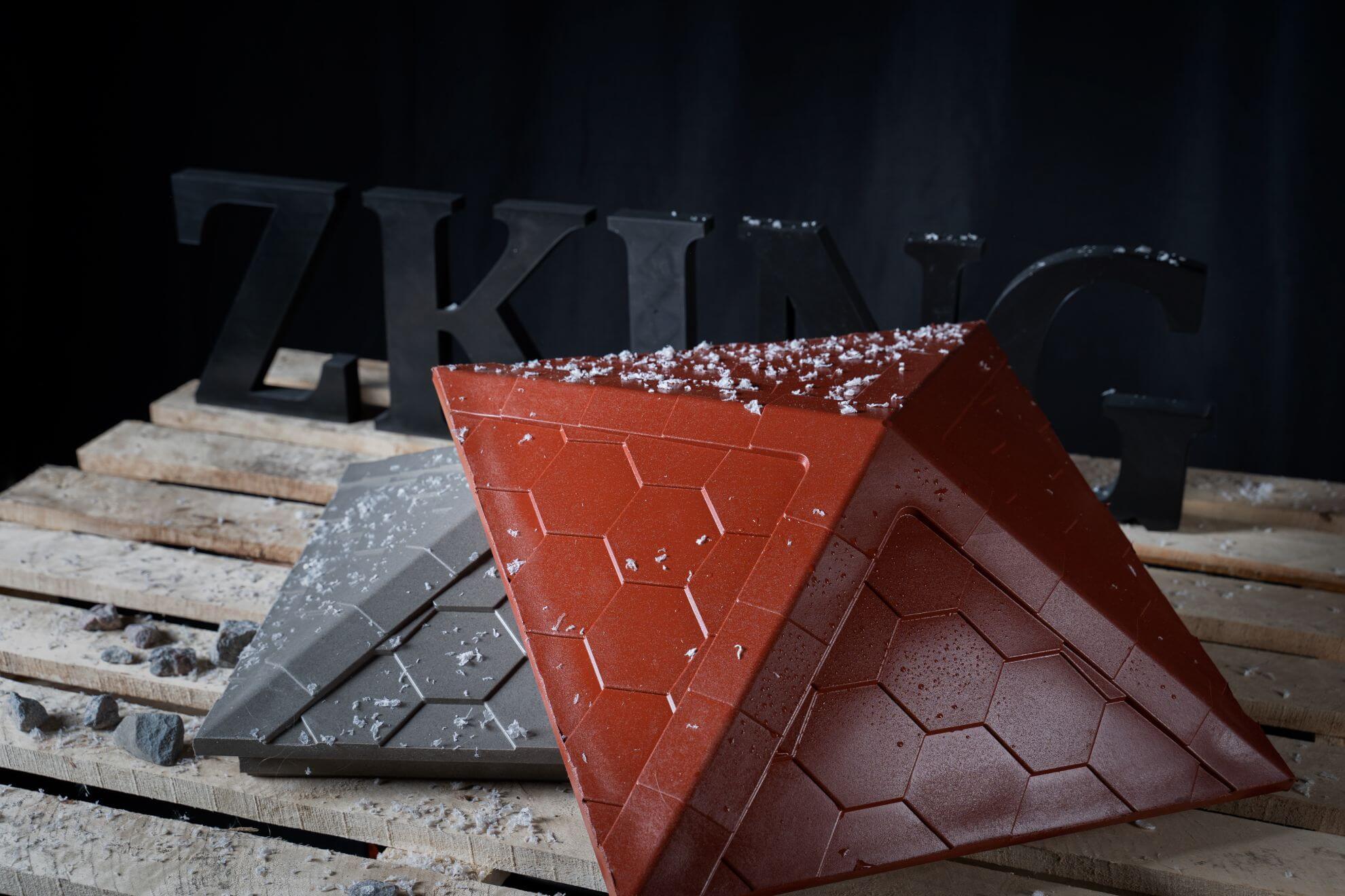 Колпак Zking Эверест Красный на столб 1.5х1.5 кирпича (390х390мм) в Кропоткине фото