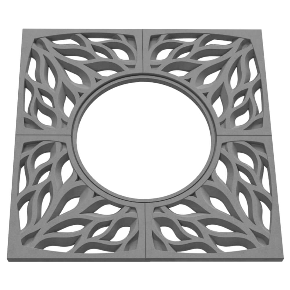 Приствольная решетка для дерева ZKING CRUST 1.2х1.2м Серая в Кропоткине фото