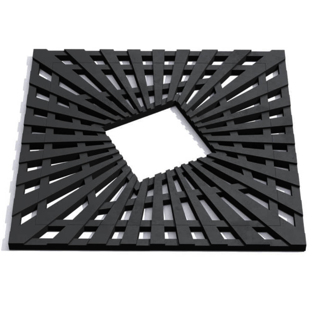 Приствольная решетка для дерева ZKING ATMOSPHERE 1.2х1.2м Черная Кропоткин фото