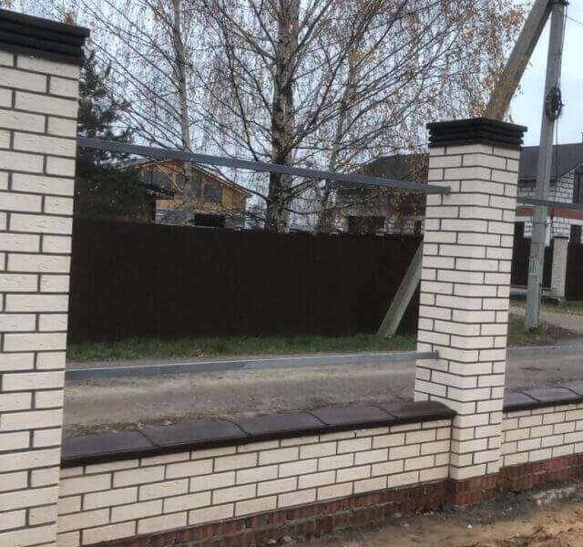 Колпак Zking Бона ХайТек Коричневый на столб 1.5х1.5 кирпича (385х385мм) в Кропоткине фото