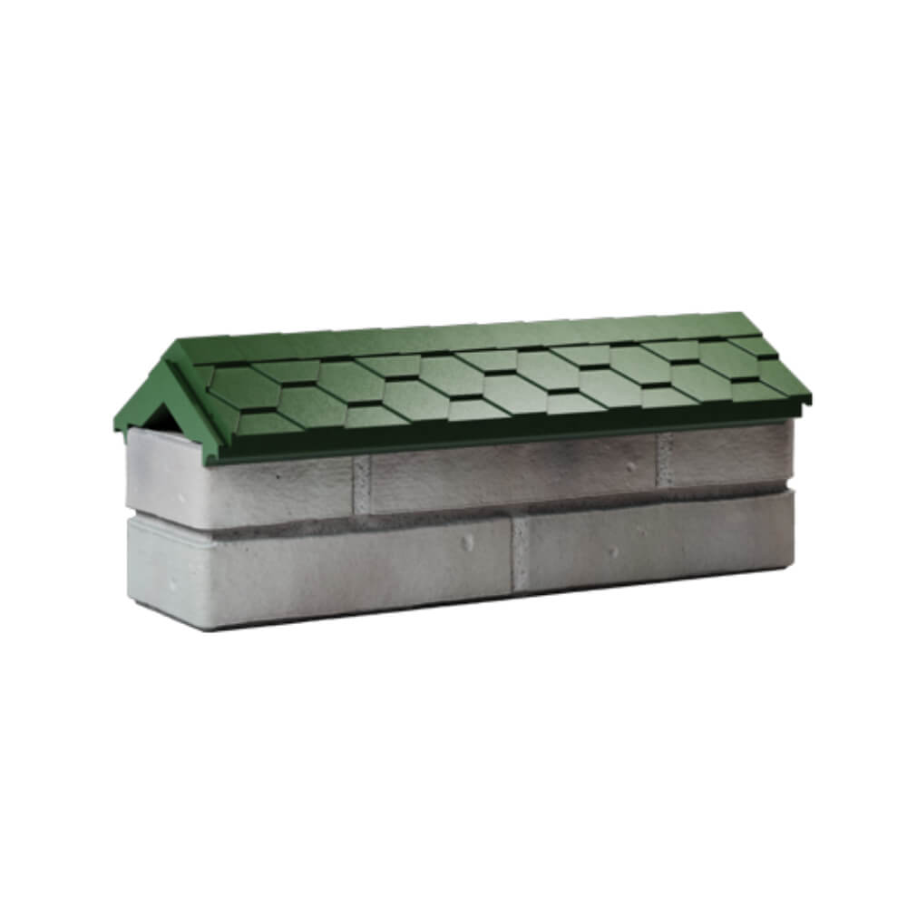 Парапет Zking Эверест Зеленый с посадкой на 0.5 кирпича (130мм) Кропоткин фото