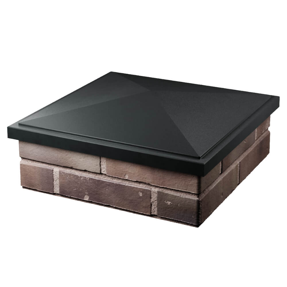 Колпак Zking БонаМоно Черный на столб 2х2 кирпича (515х515, 530х530мм) в Кропоткине фото