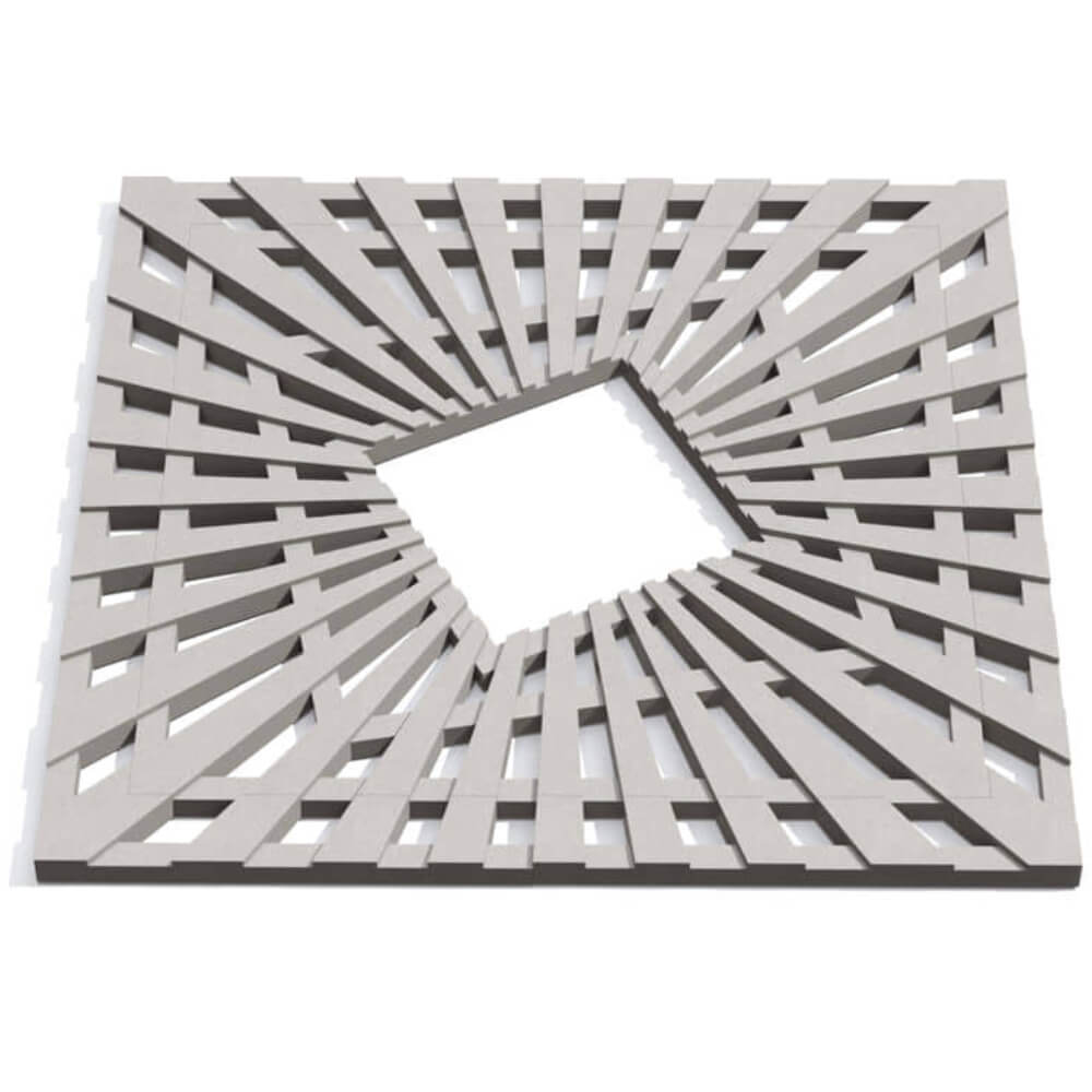 Приствольная решетка для дерева ZKING ATMOSPHERE 1.2х1.2м Бежевая Кропоткин фото