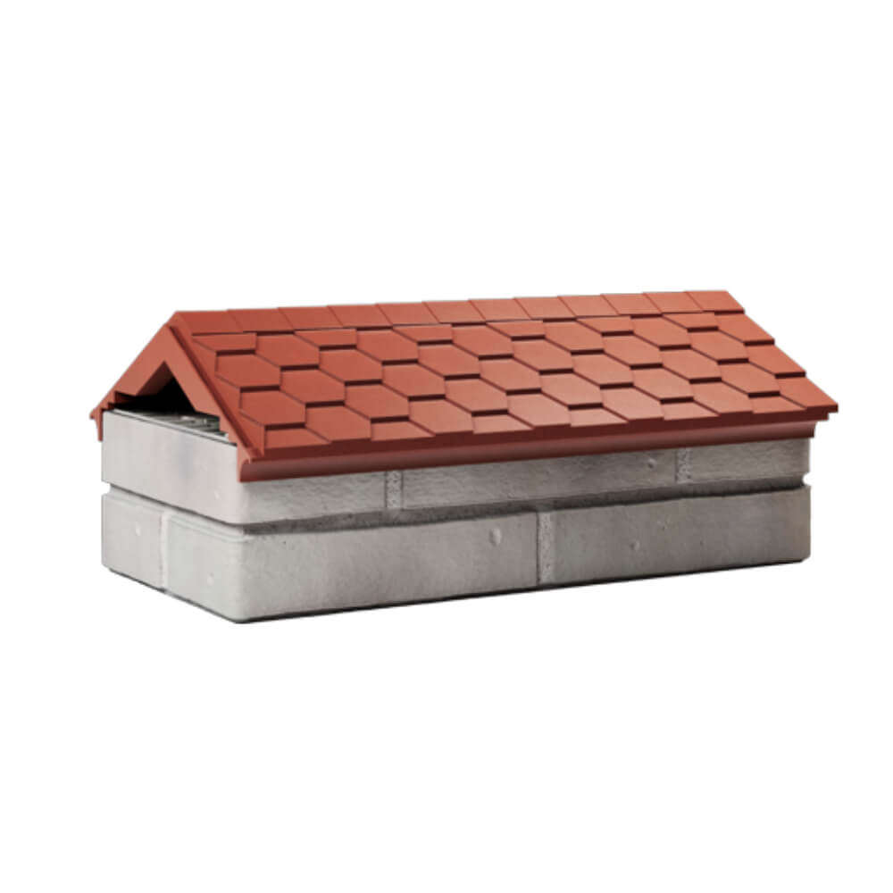 Парапет Zking Эверест Красный с посадкой на 1 кирпич (200/225/255мм) Кропоткин фото