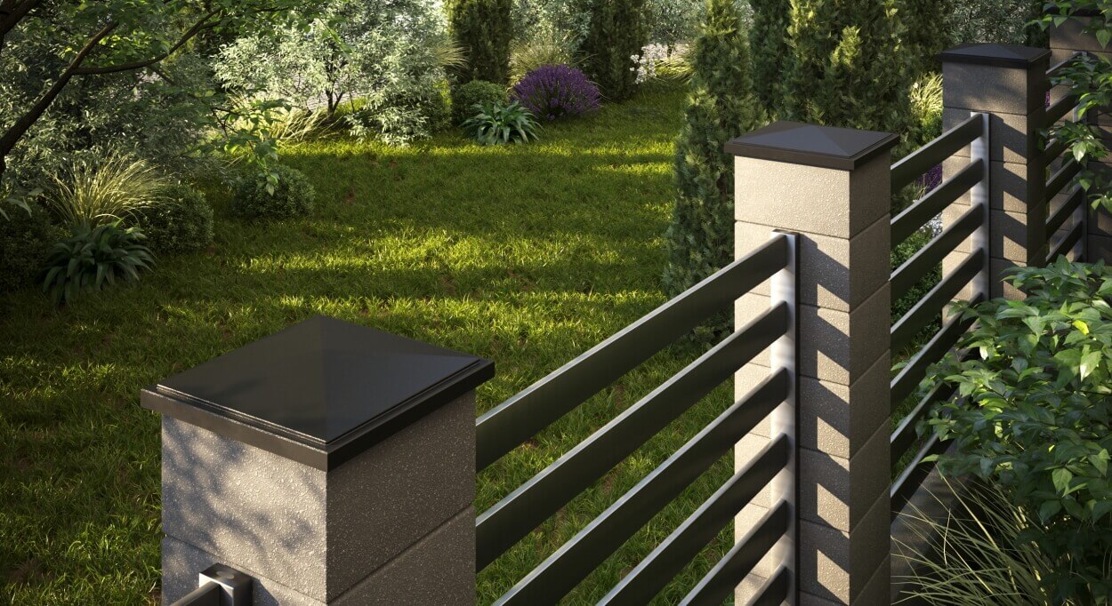 Колпак Zking БонаМоно Коричневый на столб 1.5х1.5 кирпича (385х385, 400х400мм) в Кропоткине фото