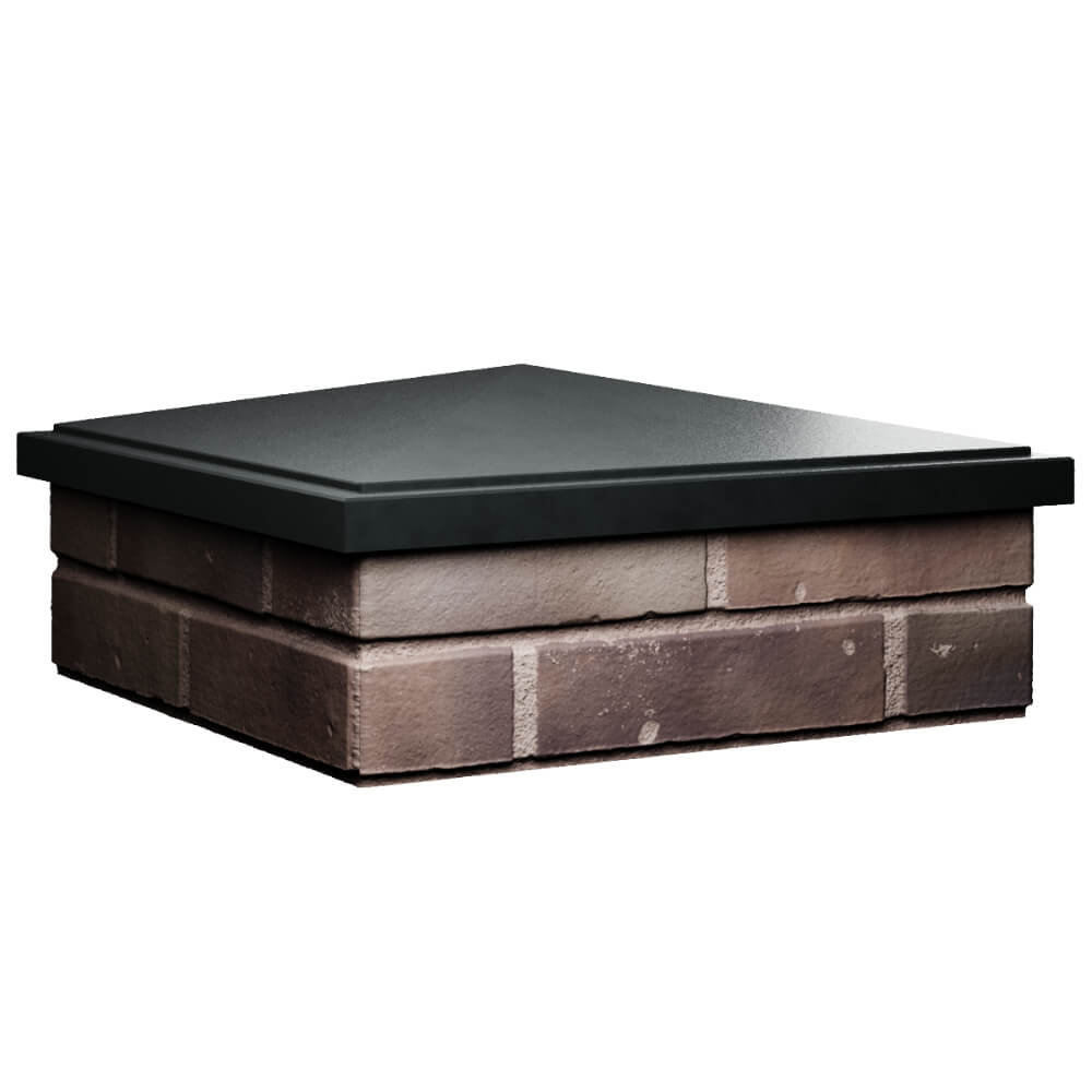 Колпак Zking БонаМоно Черный на столб 2х2 кирпича (515х515, 530х530мм) в Кропоткине фото