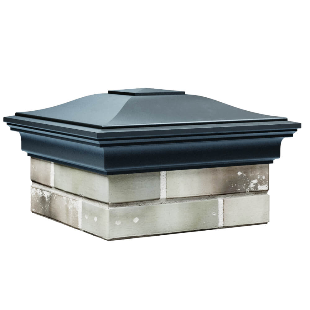 Колпак Zking Монблан Серый на столб 1.5х1.5 кирпича (385х385мм) в Кропоткине фото