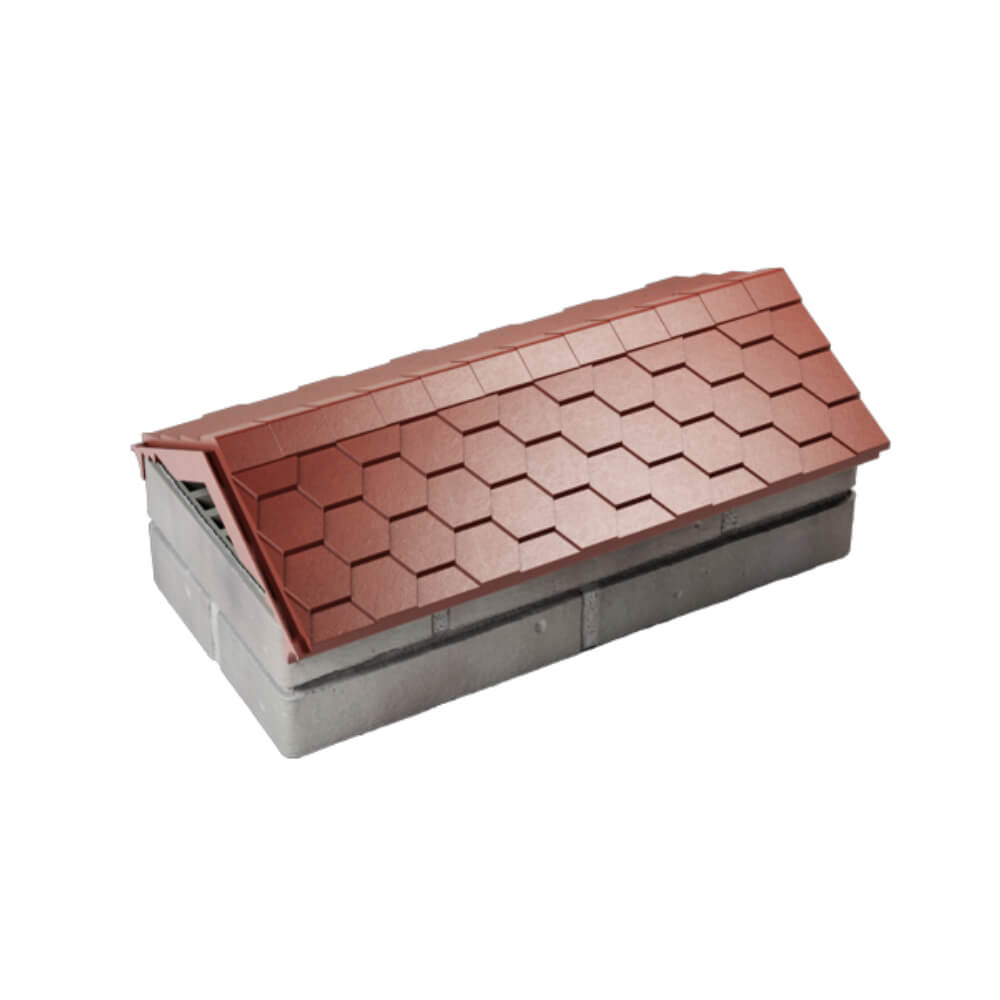Парапет Zking Эверест Красный с посадкой на 1 кирпич (200/225/255мм) в Кропоткине фото