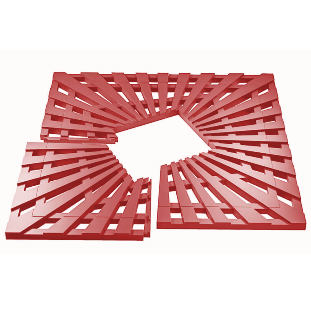 Приствольная решетка для дерева ZKING ATMOSPHERE 1.2х1.2м Красная в Кропоткине фото