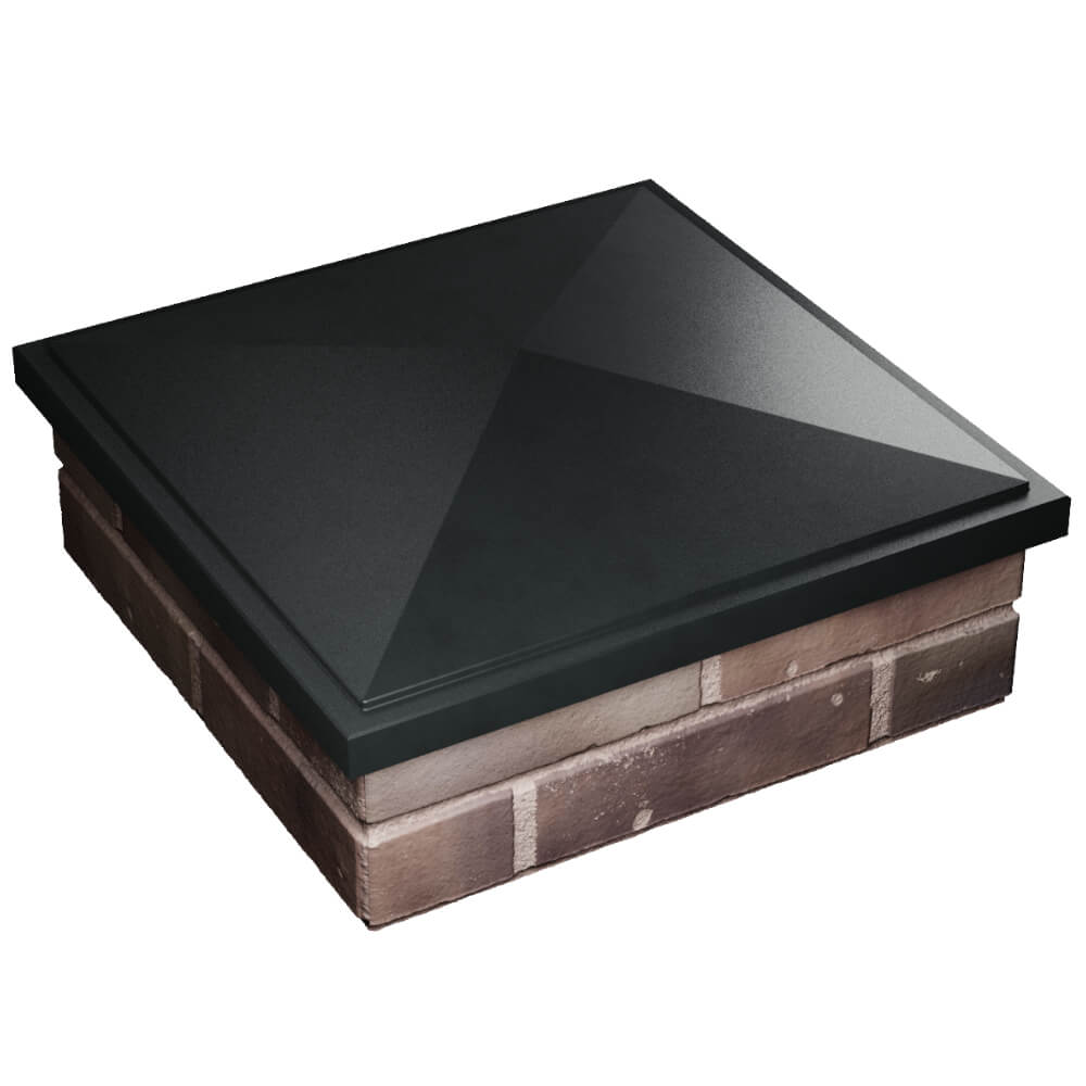 Колпак Zking БонаМоно Черный на столб 2х2 кирпича (515х515, 530х530мм) в Кропоткине фото