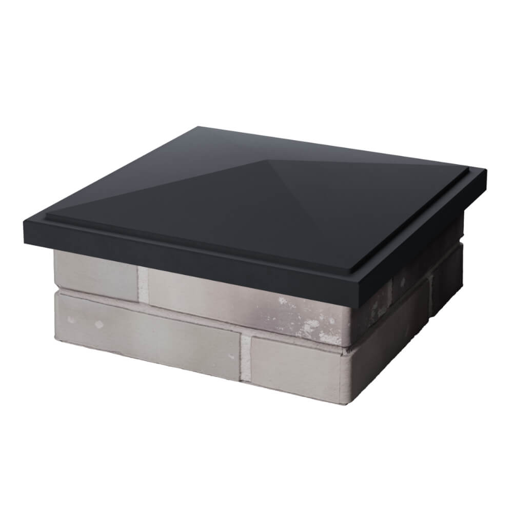 Колпак Zking БонаМоно Серый на столб 1.5х1.5 кирпича (385х385, 400х400мм) в Кропоткине фото