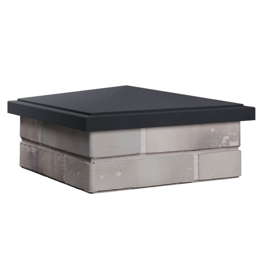 Колпак Zking БонаМоно Серый на столб 1.5х1.5 кирпича (385х385, 400х400мм) в Кропоткине фото