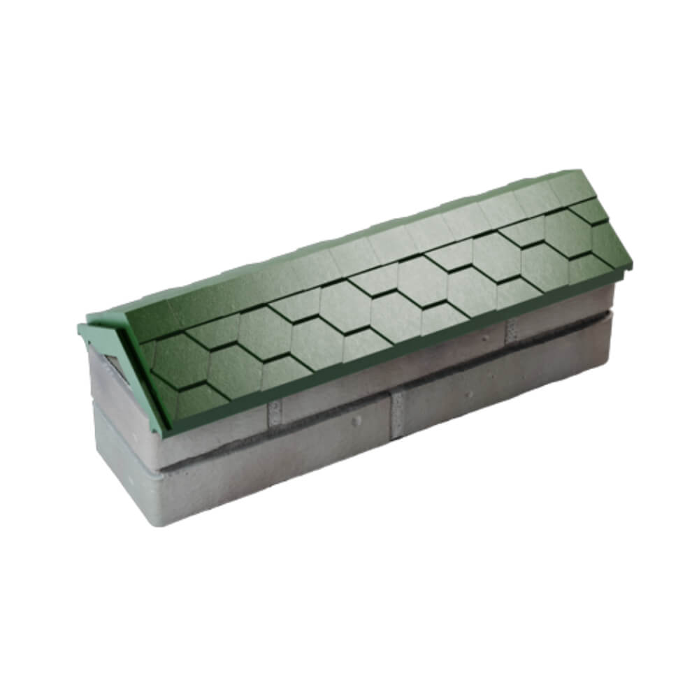 Парапет Zking Эверест Зеленый с посадкой на 0.5 кирпича (130мм) в Кропоткине фото