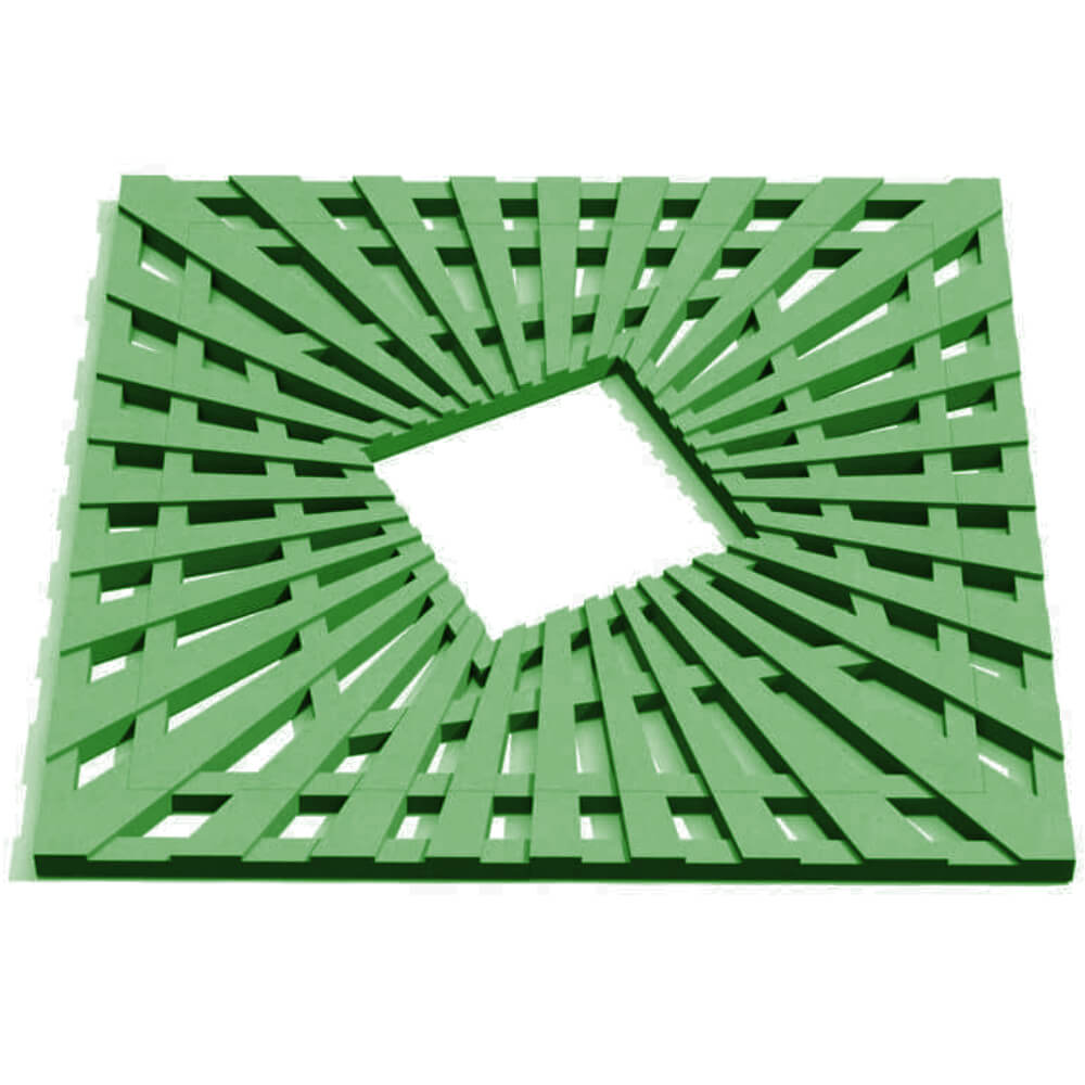 Приствольная решетка для дерева ZKING ATMOSPHERE 1.2х1.2м Зеленая Кропоткин фото